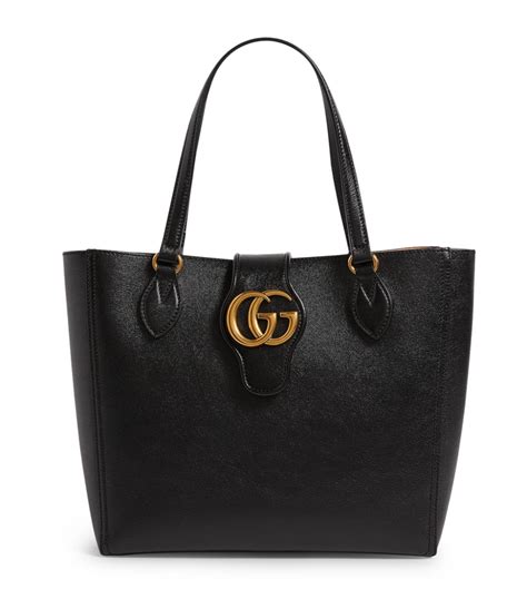 gucci dahlia tote|Gucci Leather Dahlia Tote Bag in Black .